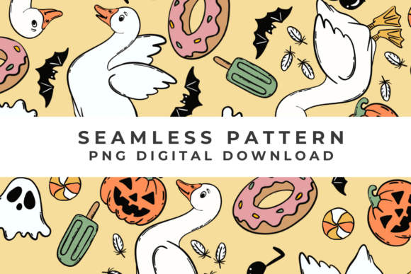 Download Summerween Seamless Fabric Pattern - Summer Collection