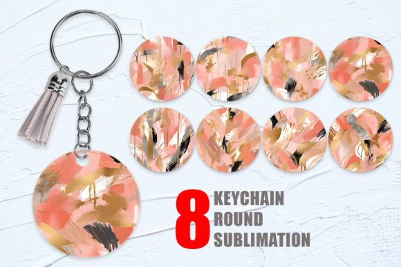 Download Keychain Contemporary Art Pink - Premium Resources