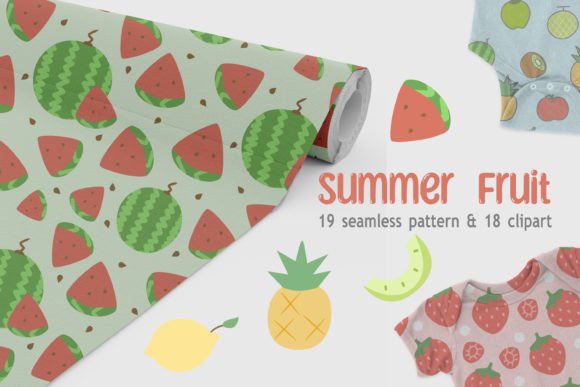 Download Summer Fruit Set Vector - Summer Collection