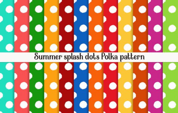Download Summer Splash Dots Polka Pattern - Summer Collection