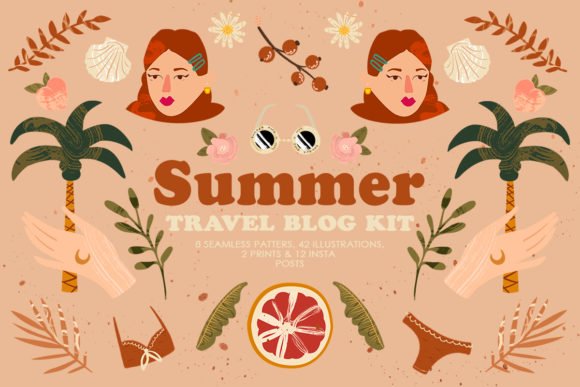 Download Summer Travel Blog Kit - Summer Collection