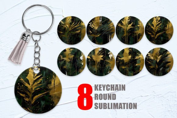 Download Keychain Contemporary Art Dark Moss - Premium Bundle