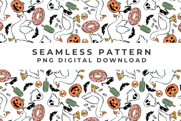 Download Summerween Seamless Fabric Pattern - Summer Collection
