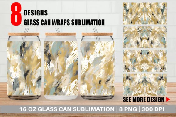 Download Glass Can Contemporary Art and Gold - Premium Bundle
